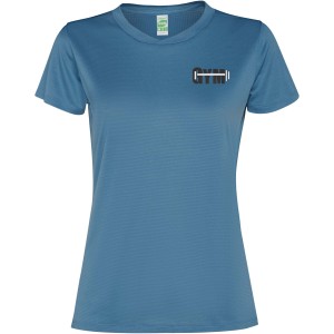 Slam short sleeve women's sports t-shirt, Storm blue (T-shirt, mixed fiber, synthetic)
