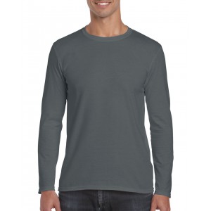 SOFTSTYLE<SUP>(r)</SUP> ADULT LONG SLEEVE T-SHIRT, Charcoal (T-shirt, 90-100% cotton)