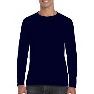 SOFTSTYLE<SUP>(r)</SUP> ADULT LONG SLEEVE T-SHIRT, Navy (T-shirt, 90-100% cotton)