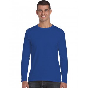 SOFTSTYLE<SUP>(r)</SUP> ADULT LONG SLEEVE T-SHIRT, Royal (T-shirt, 90-100% cotton)