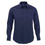 SOL'S BRIGHTON - LONG SLEEVE STRETCH MEN'S SHIRT, Dark Blue
