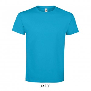 SOL'S <I>IMPERIAL</I> - MEN'S ROUND COLLAR T-SHIRT, Aqua (T-shirt, 90-100% cotton)