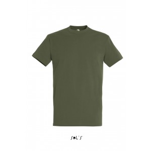 SOL'S <I>IMPERIAL</I> - MEN'S ROUND COLLAR T-SHIRT, Dark Khaki (T-shirt, 90-100% cotton)