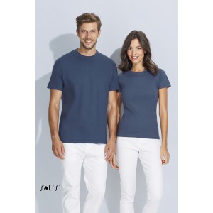 SOL'S <I>IMPERIAL</I> WOMEN - ROUND COLLAR T-SHIRT, Denim (T-shirt, 90-100% cotton)