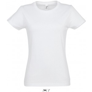 SOL'S <I>IMPERIAL</I> WOMEN - ROUND COLLAR T-SHIRT, White (T-shirt, 90-100% cotton)