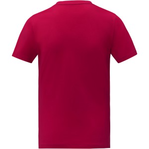 Somoto short sleeve men?s V-neck t-shirt, Red (T-shirt, 90-100% cotton)