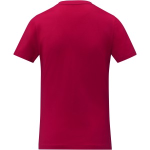 Somoto short sleeve women?s V-neck t-shirt, Red (T-shirt, 90-100% cotton)