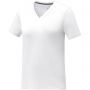 Somoto short sleeve women?s V-neck t-shirt, White