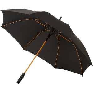 Stark 23" windproof auto open umbrella, solid black,Orange