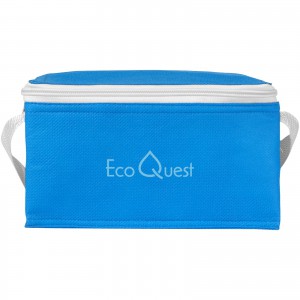 Spectrum 6-can non-woven cooler bag, Aqua (Cooler bags)