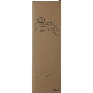 Stainless steel double walled bottle (800 ml) Zinnia, black (Thermos)