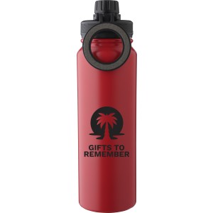 Stainless steel double walled bottle (800 ml) Zinnia, red (Thermos)
