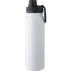 Stainless steel double walled bottle (800 ml) Zinnia, white (Thermos)