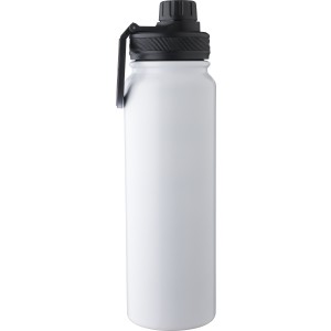 Stainless steel double walled bottle (800 ml) Zinnia, white (Thermos)