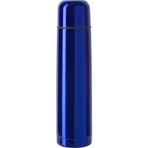 Stainless steel double walled flask Quentin, cobalt blue (Thermos)