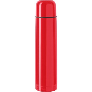 Stainless steel double walled flask Quentin, red (Thermos)