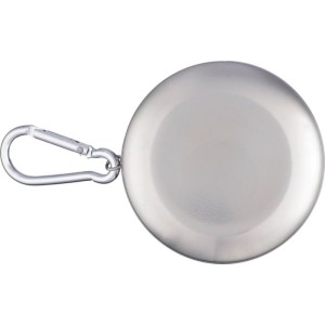 Stainless steel foldable cup Annette, silver (Glasses)