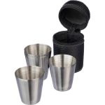 Stainless steel liquor cups Benjamin, black (1096681-01)