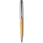 Stainless steel twist ballpen Anke, silver (1097470-32)