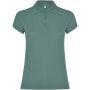 Star short sleeve women's polo, Calm Blue