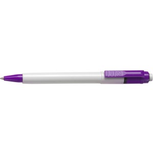 Stilolinea Baron ABS ballpen with jumbo refill, purple (Plastic pen)