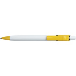 Stilolinea Ducal ABS ballpoint pen, yellow (Plastic pen)