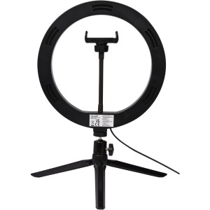 Studio ring light with phone holder and tripod, Solid black (Other electronics)