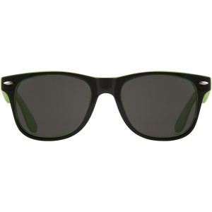 Sun Ray sunglasses with two coloured tones, Lime, solid black (Sunglasses)