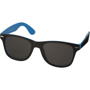 Sun Ray sunglasses with two coloured tones, Process Blue, solid black (Sunglasses)