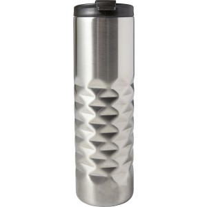 Stainless steel mug Kamir, silver
