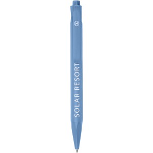 Terra corn plastic ballpoint pen, Blue (Metallic pen)