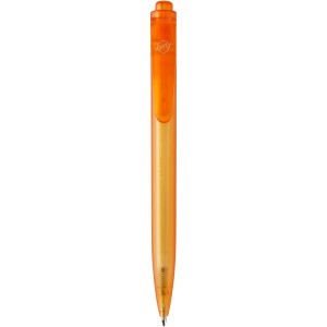 Thalaasa ocean-bound plastic ballpoint pen, Orange (Plastic pen)