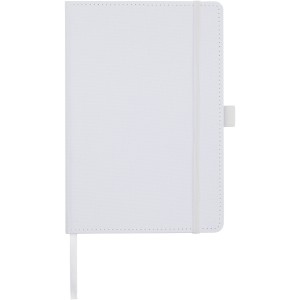 Thalaasa ocean-bound plastic hardcover notebook, White (Notebooks)