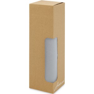 Thor 660 ml glass bottle with neoprene sleeve, Grey (Water bottles)