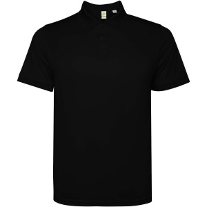 Tormo short sleeve men's polo, Solid black