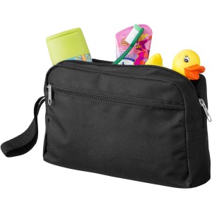 Transit toiletry bag, solid black