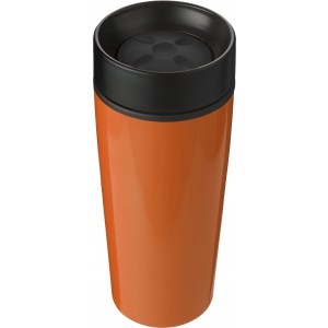 Travel mug (450ml), orange (Glasses)