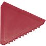 Triangular plastic ice scraper, red