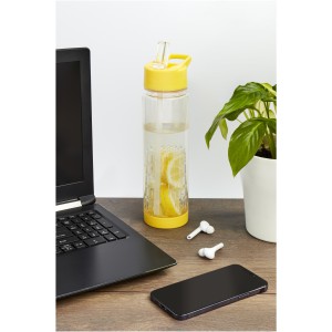 Tutti-frutti 740 ml Tritan(tm) infuser sport bottle, Transparent,White (Sport bottles)