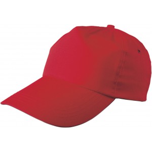 Cotton twill cap Lisa, red