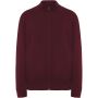 Ulan unisex full zip sweater, Garnet