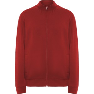 Ulan unisex full zip sweater, Red (Pullovers)