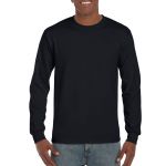 ULTRA COTTON<sup>™</sup> ADULT LONG SLEEVE T-SHIRT, Black (GI2400BL)