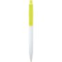 Unica recycled plastic ballpoint pen (black ink), Lime green