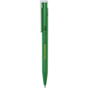Unix recycled plastic ballpoint pen, Green (Plastic pen)