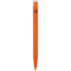 Unix recycled plastic ballpoint pen, Orange (Plastic pen)