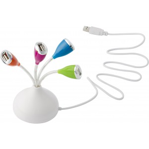 ABS USB hub Jake, custom/multicolor