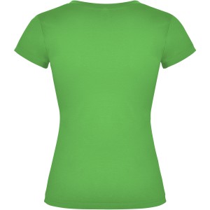 Victoria short sleeve women's v-neck t-shirt, Tropical Green (T-shirt, 90-100% cotton)