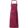 Viera apron with 2 pockets, Burgundy