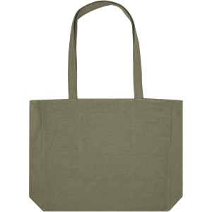 Weekender 500 g/m2 recycled tote bag, Green (Shopping bags)